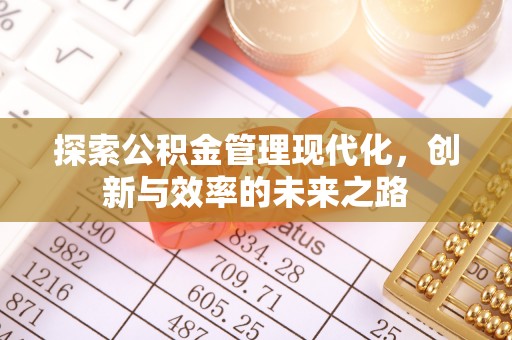 镜湖探索公积金管理现代化，创新与效率的未来之路
