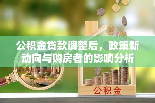 镜湖公积金贷款调整后，政策新动向与购房者的影响分析