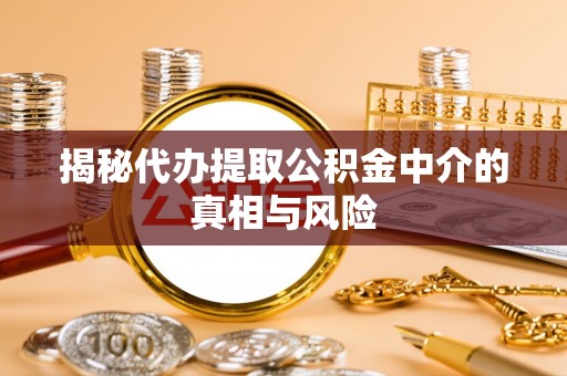 镜湖揭秘代办提取公积金中介的真相与风险