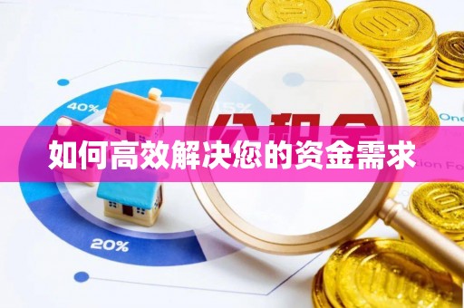 镜湖如何高效解决您的资金需求